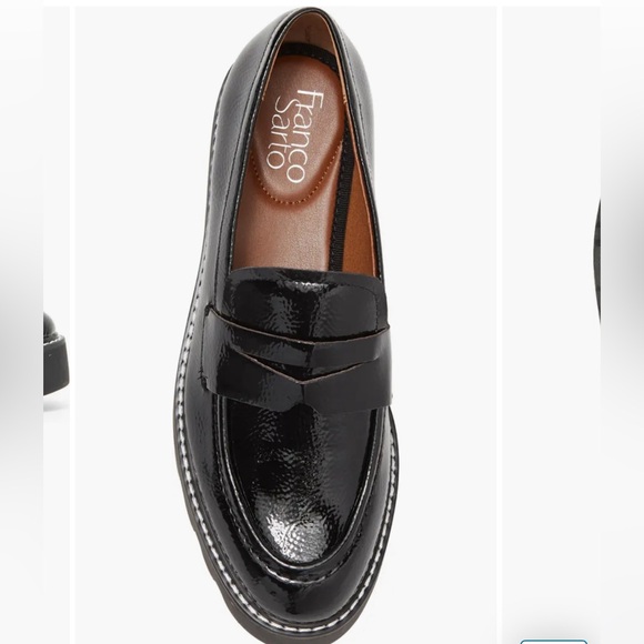 loafers Bazel black size 9 platform. Franco Sarto brand NEW! - Picture 6 of 6